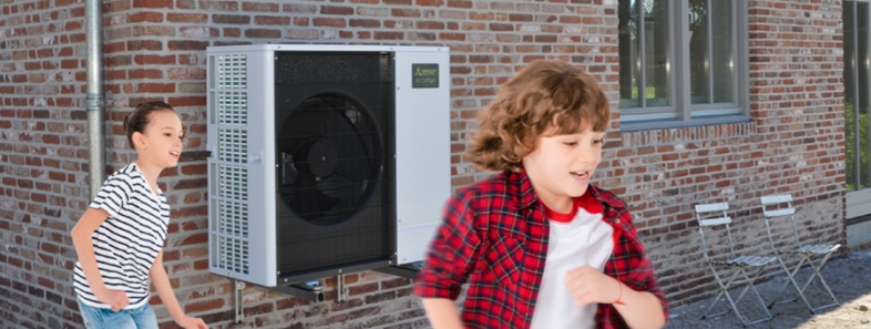 Warmtepomp buitendeel bestaande bouw