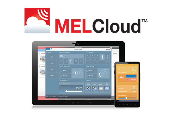 MELCloud laat je airco online bedienen