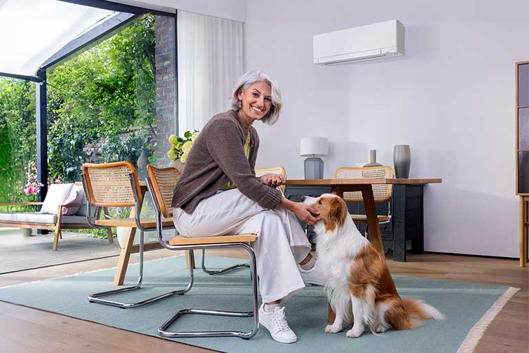 Mitsubishi Electric MSZ-RZ25 VU binnendeel in woning
