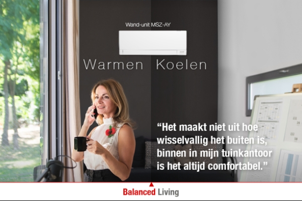 Bespaar gas; verwarm je huis met een airco