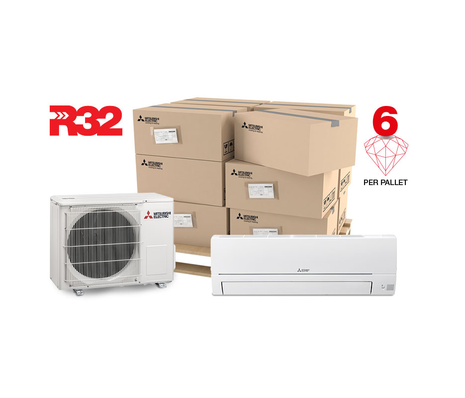 Alklima Mitsubishi Electric pallet actie