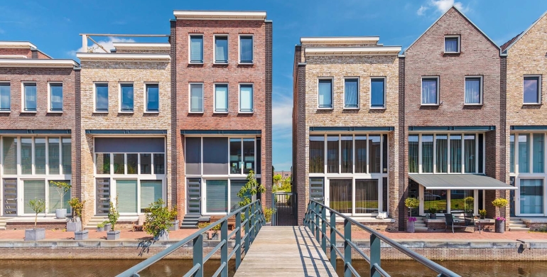 Woningen aan het water