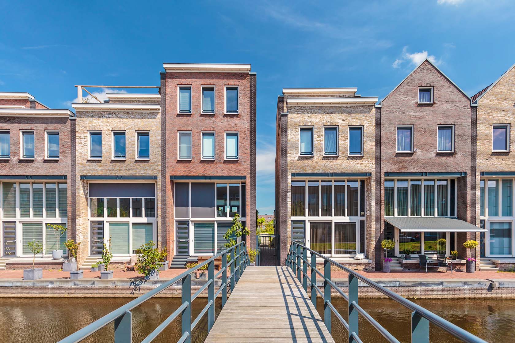 Woningen aan het water