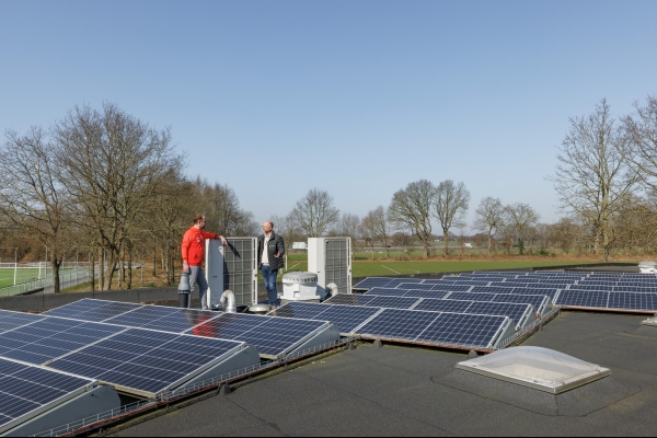 Sportpark Noord-West verduurzaamt op praktische en financieel haalbare wijze