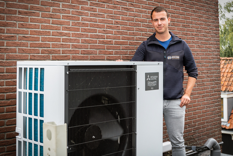 Ecodan 14 kW warmtepomp in Volendam