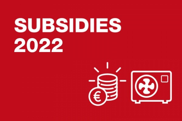 Welke subsidie krijg ik voor Mitsubishi Electric producten in 2022?