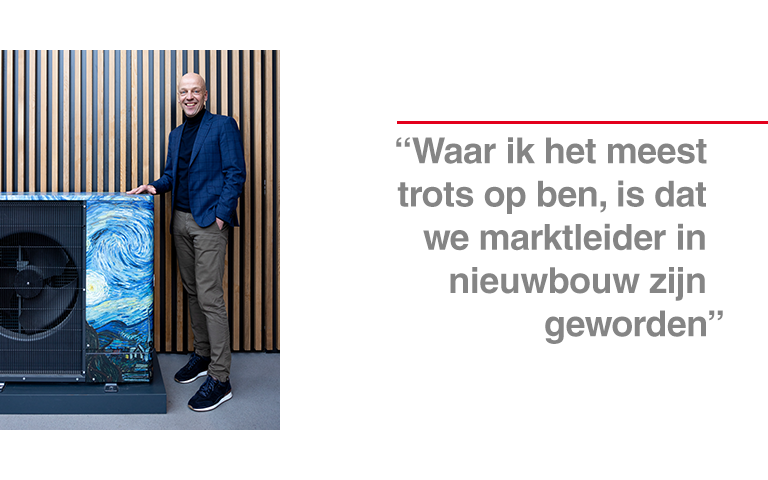 ‘’Waar ik het meest trots op ben, is dat we marktleider in nieuwbouw zijn geworden"