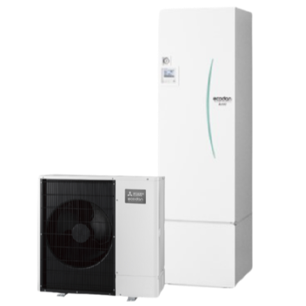 Warmtepomp (lucht/water) monobloc uitvoering