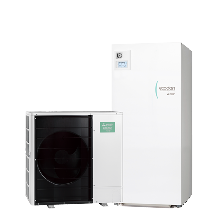 Warmtepomp (lucht/water) monobloc uitvoering