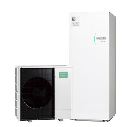 Warmtepomp (lucht/water) monobloc uitvoering