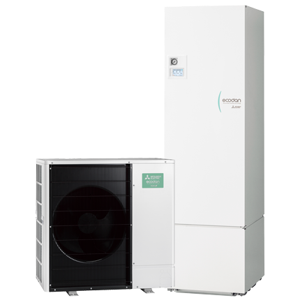 Warmtepomp (lucht/water) monobloc uitvoering