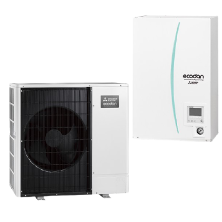 Warmtepomp (lucht/water) monobloc uitvoering