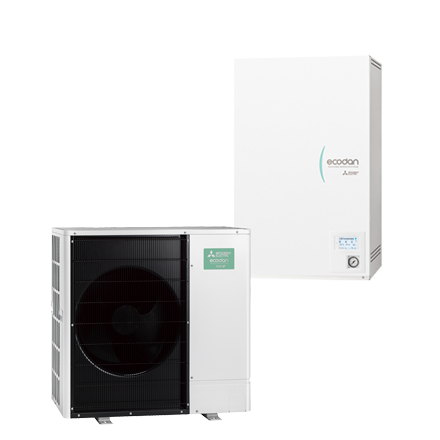 Warmtepomp (lucht/water) monobloc uitvoering