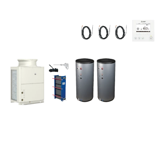 Warmtepomp (lucht/water) monobloc uitvoering
