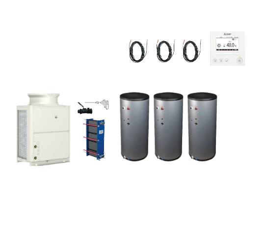 Warmtepomp (lucht/water) monobloc uitvoering