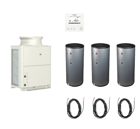 Warmtepomp (lucht/water) monobloc uitvoering