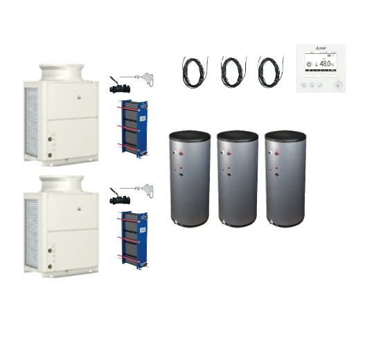 Warmtepomp (lucht/water) monobloc uitvoering