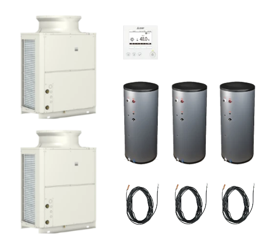 Warmtepomp (lucht/water) monobloc uitvoering