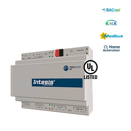 Universele Modbus KNX BACnet WMP interface t.b.v. 50 units