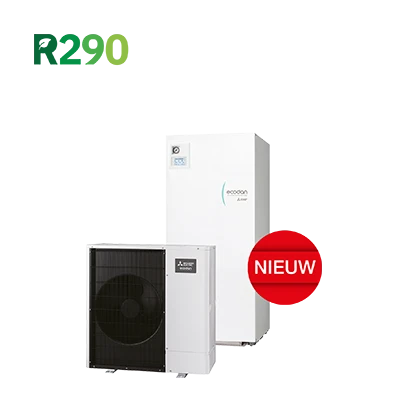 Warmtepomp (lucht/water) monobloc uitvoering